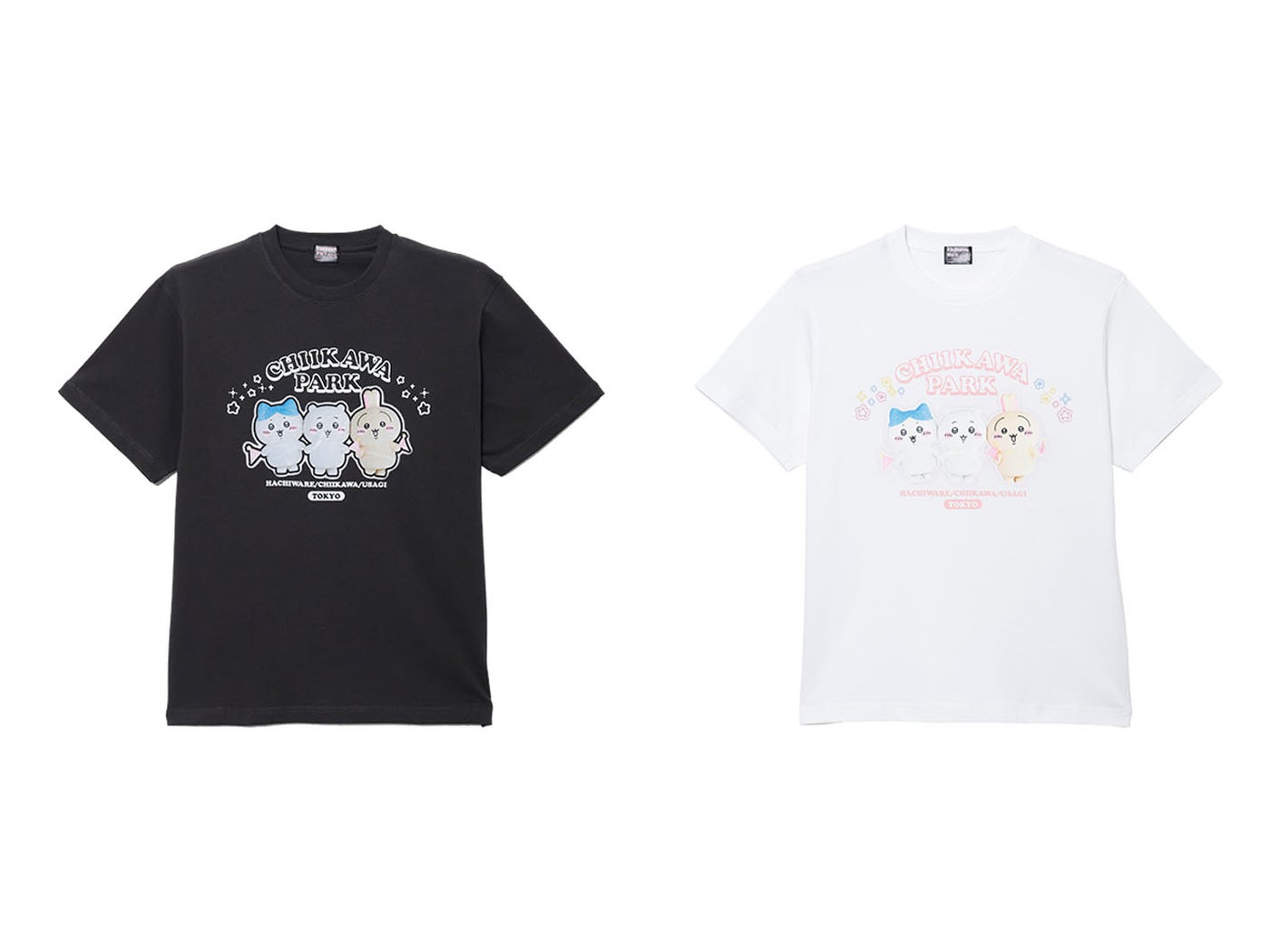 ちいかわパーク　Tシャツ　スペシャルフォト（全2色）各￥3,850（税込）（C）nagano
