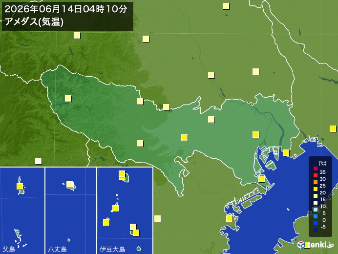 東京都の今日のアメダスの記録(06月14日) – 日本気象協会 tenki.jp 東京都の今日のアメダスの記録(06月14日) - 日本気象協会 tenki.jp