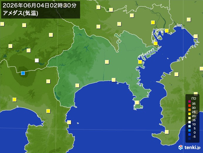 神奈川県の今日のアメダスの記録(06月04日) – 日本気象協会 tenki.jp 神奈川県の今日のアメダスの記録(06月04日) - 日本気象協会 tenki.jp
