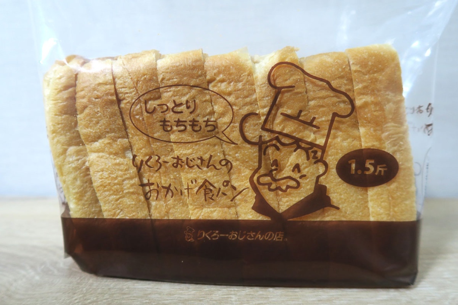 りくろーおじさんの店「おかげ食パン」（Lmaga.jp撮影）