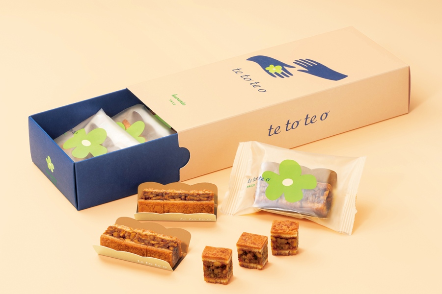 「大丸梅田店」に登場する「tetoteo クルミエ」（3個・720円、5個・1200円、10個・2400円）
