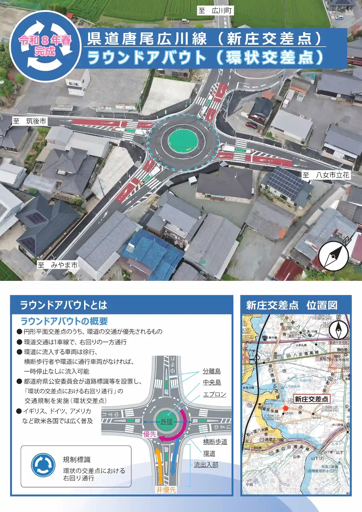 八女市新庄「ラウンドアバウト」③