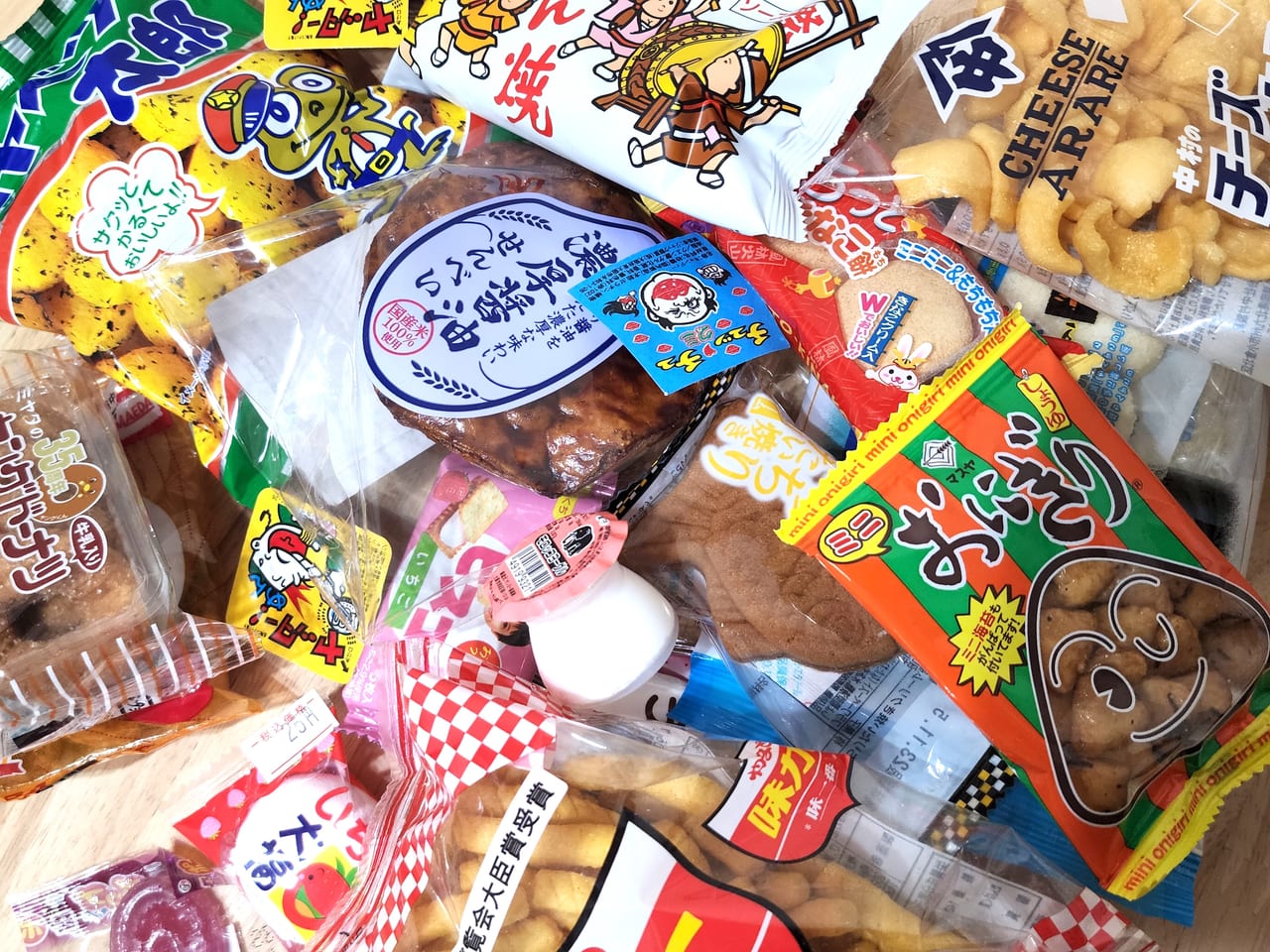 「だがし夢や イオンモール徳島店」で購入した駄菓子