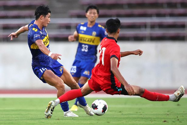 沖縄SV、シンガポール代表に逆転勝利 積極的攻撃 好調を維持