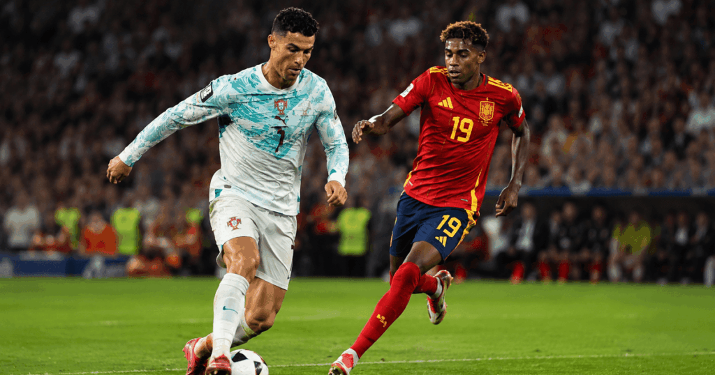 VTV、TV360、およびFPT Playは、2026年7月7日に行われるポルトガル対スペインのサッカーの試合をライブ中継します。 Vietnam.vn - Nền tảng quảng bá Việt Nam