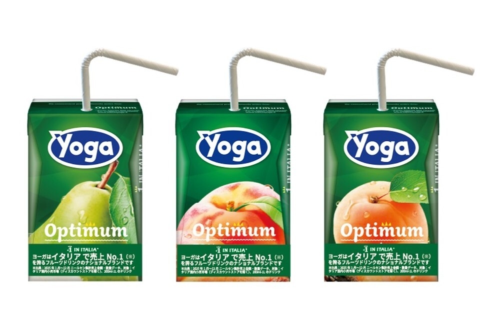 イタリア売上No.1(※)のフルーツドリンク「YOGA(ヨーガ)」 新たに紙パックシリーズを発売 | NEWSCAST Logo
