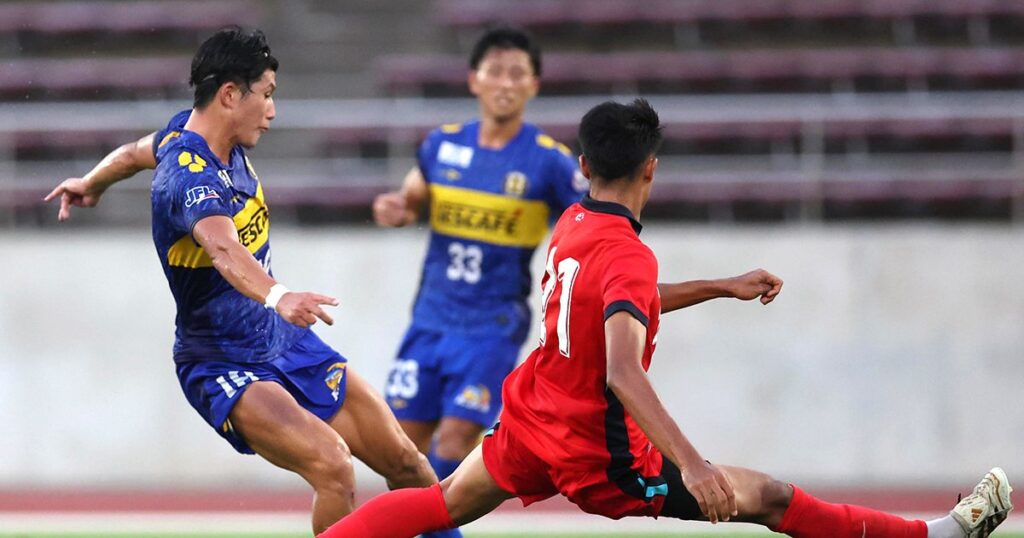 沖縄SV、シンガポール代表に逆転勝利 積極的攻撃 好調を維持 沖縄SV、シンガポール代表に逆転勝利 積極的攻撃 好調を維持