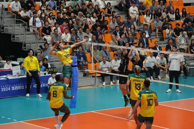 バレーボールブラジル男子代表チーム。 /写真=大韓バレーボール協会提供