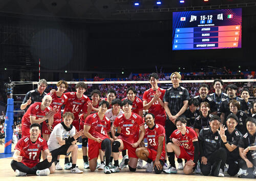 【バレー】日本、9連勝で決勝ラウンド進出 世界王者イタリアにフルセットで勝利/ライブ詳細 – 日刊スポーツ 【バレー】日本、9連勝で決勝ラウンド進出 世界王者イタリアにフルセットで勝利/ライブ詳細 - 日刊スポーツ