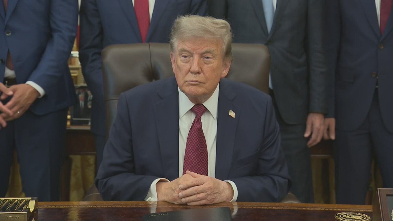 トランプ大統領 EUに高関税警告 Googleへの制裁金めぐり(TBS NEWS DIG Powered by JNN) トランプ大統領 EUに高関税警告 Googleへの制裁金めぐり(TBS NEWS DIG Powered by JNN)