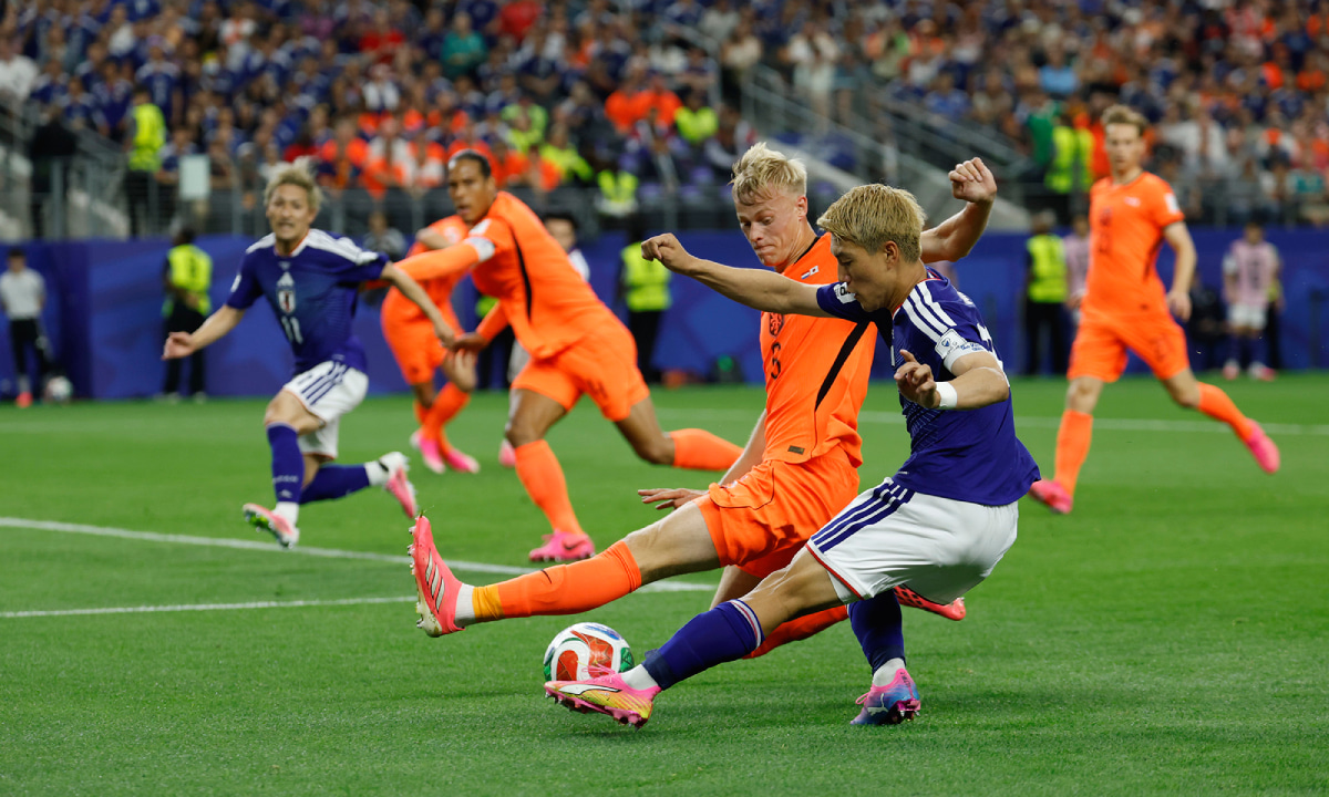 北中米W杯 1次リーグ オランダ代表でプレーするサッカー日本代表 堂安律