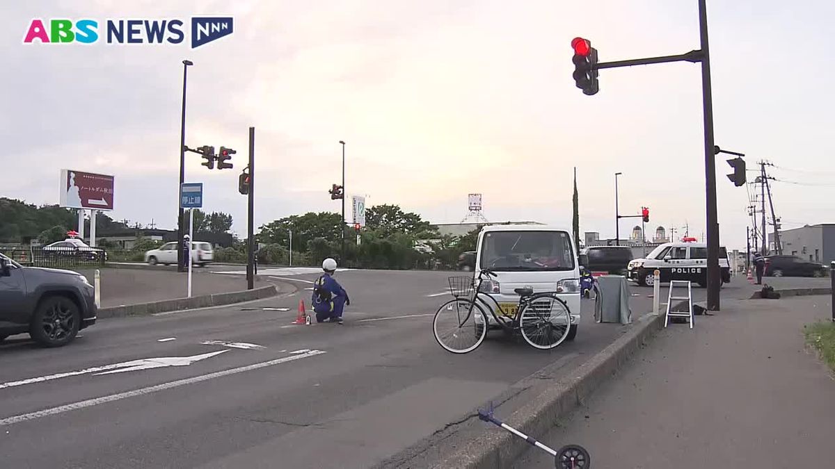 自転車の女性を軽トラックではねる 女性は大けがをして意識のない状態で病院へ 由利本荘市の62歳の男を現行犯逮捕 秋田