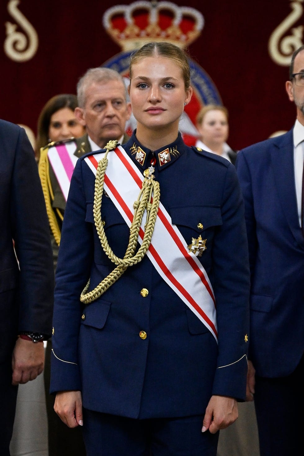 spanish royals attend the delivery of royal employment offices at the general academy of air and space