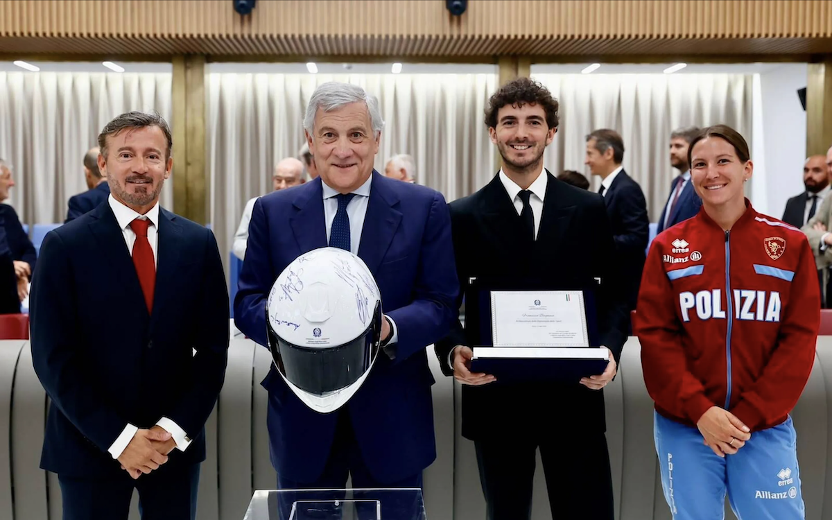ロッシ、バニャイア、ベッツェッキ、アゴスティーニがイタリアのスポーツ外交大使に任命