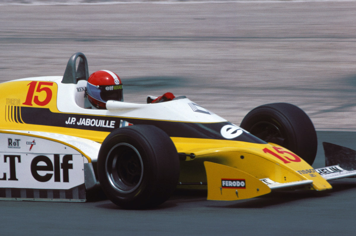 1979年7月1日、ジャン=ピエール・ジャブイユとルノーは、F1レースで初優勝を果たした。