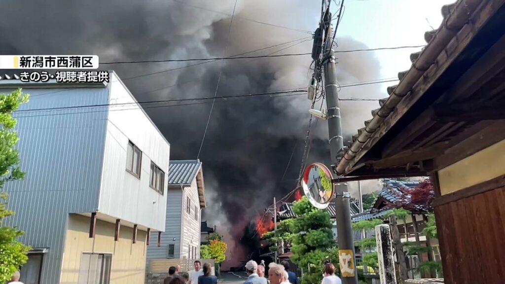 新潟市の酒蔵や住宅少なくとも7棟焼く火事 20日も消火活動続く《新潟》(2026年7月20日掲載)|TeNY NEWS NNN 共有