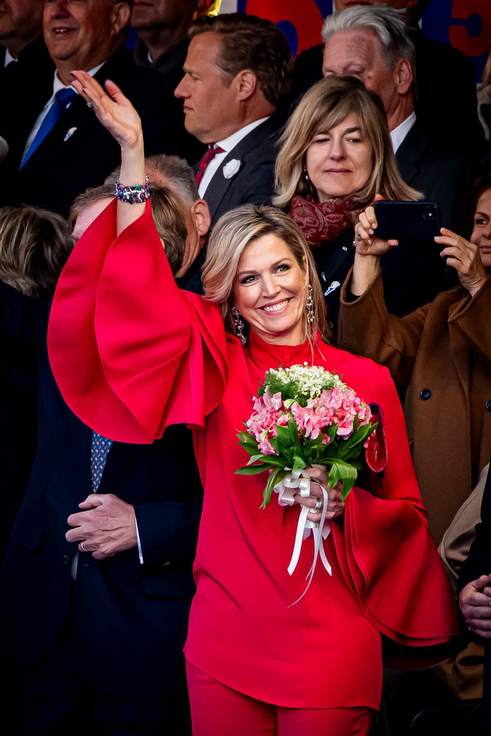 king willem alexander of the netherlands and queen maxima attend the liberation day concert at the amstel