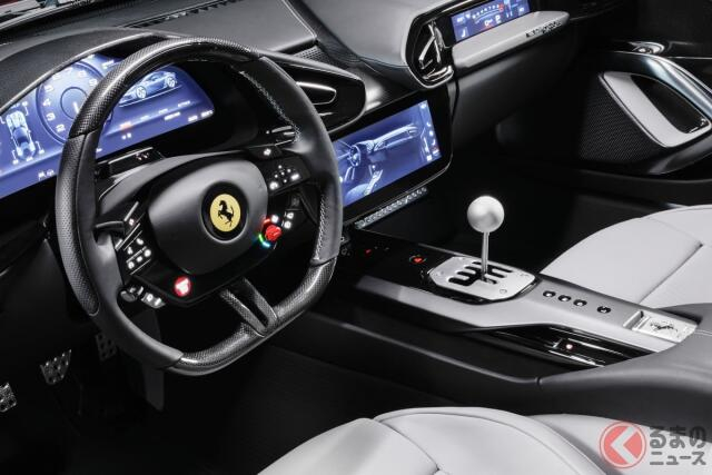 15年ぶり「フェラーリ」のMT車が復活! ATモードでも走れる&エンストする「斬新シフト」がスゴい! 830馬力の“V12エンジン”搭載する「12チリンドリ マヌアーレ」イタリアで登場!