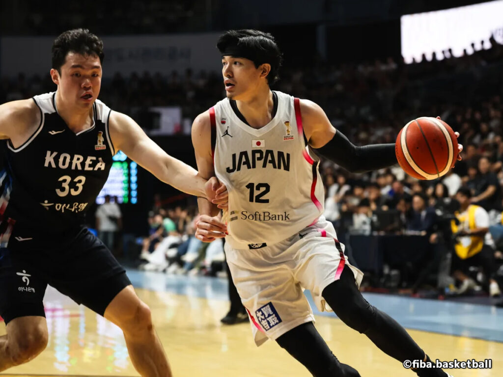 ホーキンソン30得点＆怒涛の猛追見せるも…バスケ日本代表が韓国に競り負け、4勝2敗でW杯予選2次Rへ - バスケットボールキング