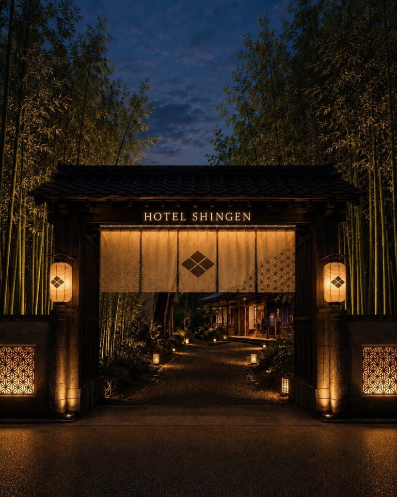 「泊まる博物館」HOTEL SHINGEN、山梨・河口湖に誕生へ。戦国武将×日本文化を世界へ発信する古民家ラグジュアリーホテル | BROOKLYN DESIGN株式会社のプレスリリース 「泊まる博物館」HOTEL SHINGEN、山梨・河口湖に誕生へ。戦国武将×日本文化を世界へ発信する古民家ラグジュアリーホテル | BROOKLYN DESIGN株式会社のプレスリリース