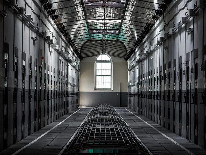 The interior of a Nara prison ward.