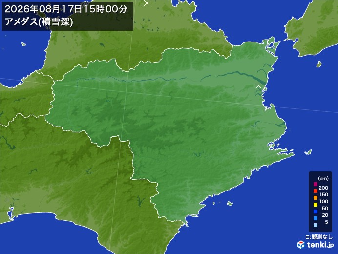 徳島県の過去のアメダス実況(2026年08月17日)(積雪深) – 日本気象協会 tenki.jp 徳島県の過去のアメダス実況(2026年08月17日)(積雪深) - 日本気象協会 tenki.jp