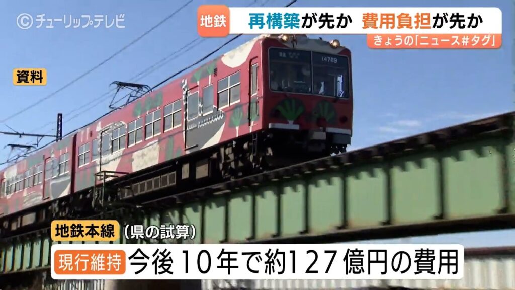 再構築が先か 費用負担が先か 地鉄本線“全線維持”で検討も…並行区間の自治体トップに進め方で温度差　富山（チューリップテレビ） - Yahoo!ニュース