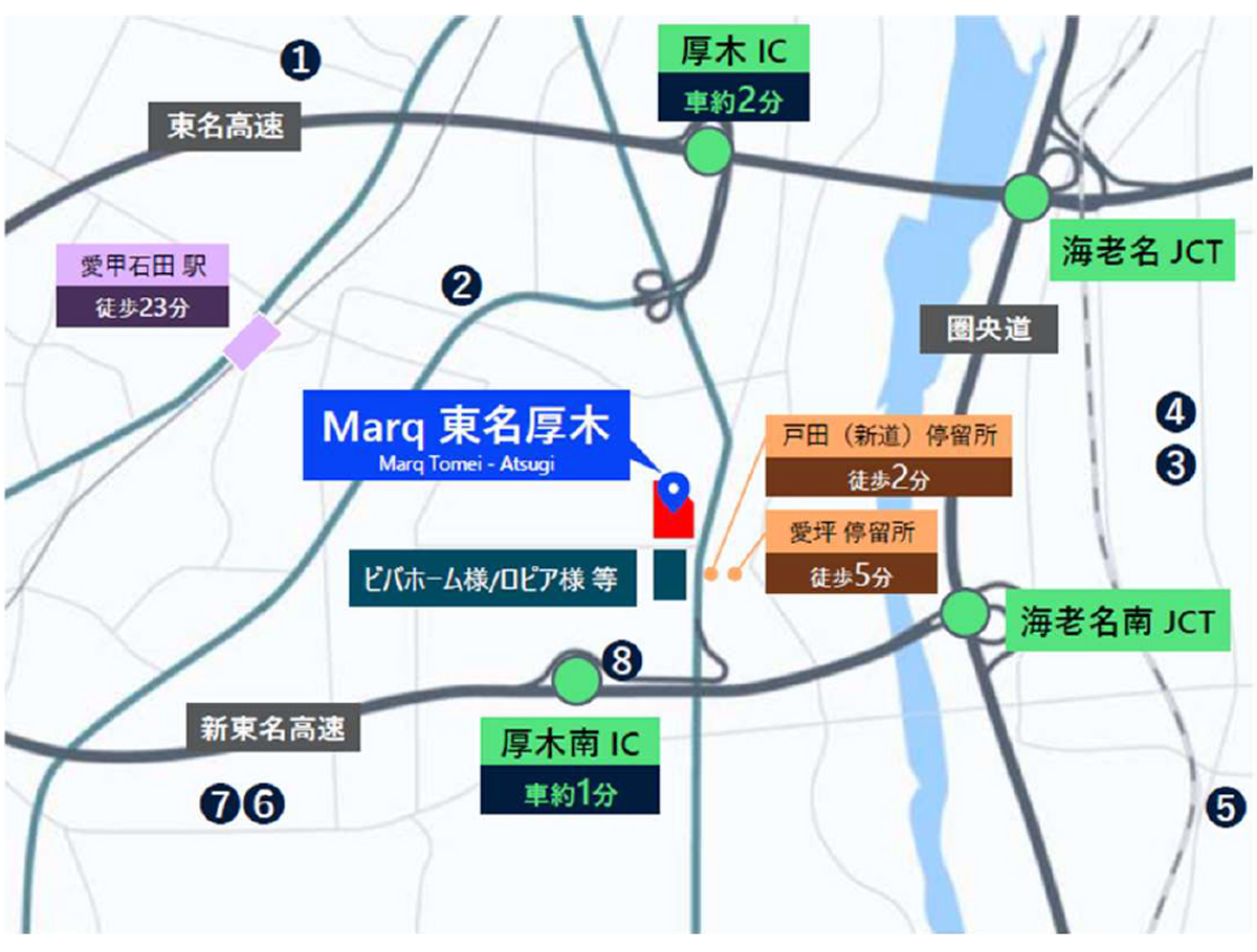 20260806gl03 - 日本GLP／神奈川県厚木市に8.4万m2先進的物流施設「Marq東名厚木」を竣工