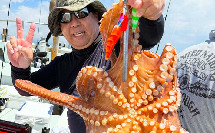島原沖で1~2kgクラス交じりにマダコ好ヒット中!【船釣り最新情報5選・大分/熊本】 | TSURINEWS 島原沖で1~2kgクラス交じりにマダコ好ヒット中!【船釣り最新情報5選・大分/熊本】