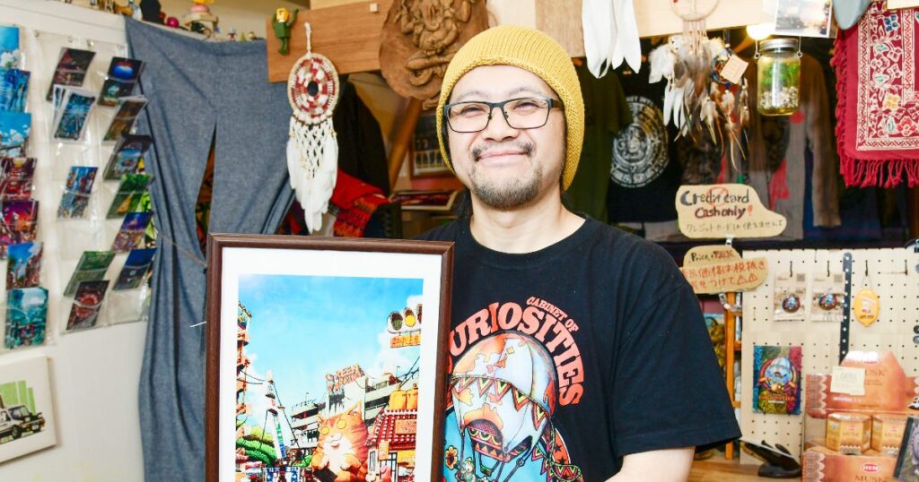 県内作家に発表の場を提供 店主 ASKART さん 県内作家に発表の場を提供 店主 ASKART さん