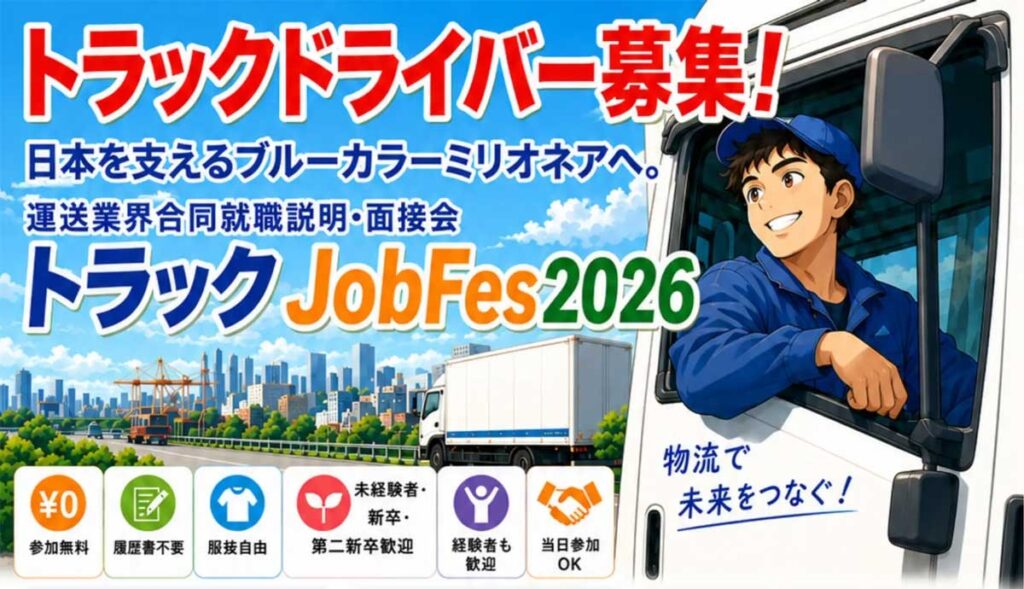 大阪府トラック協会/9月6日・13日、運送業界合同就職説明・面接会を実施 – トラックニュース 大阪府トラック協会/9月6日・13日、運送業界合同就職説明・面接会を実施 - トラックニュース