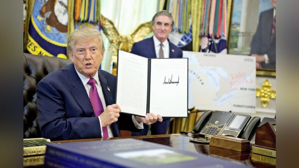 トランプ氏、オンタリオ湖を「アメリカ湖」に改称する大統領令に署名…「長い間考えてきた」「即時発効する」 – 読売新聞 トランプ氏、オンタリオ湖を「アメリカ湖」に改称する大統領令に署名…「長い間考えてきた」「即時発効する」 - 読売新聞