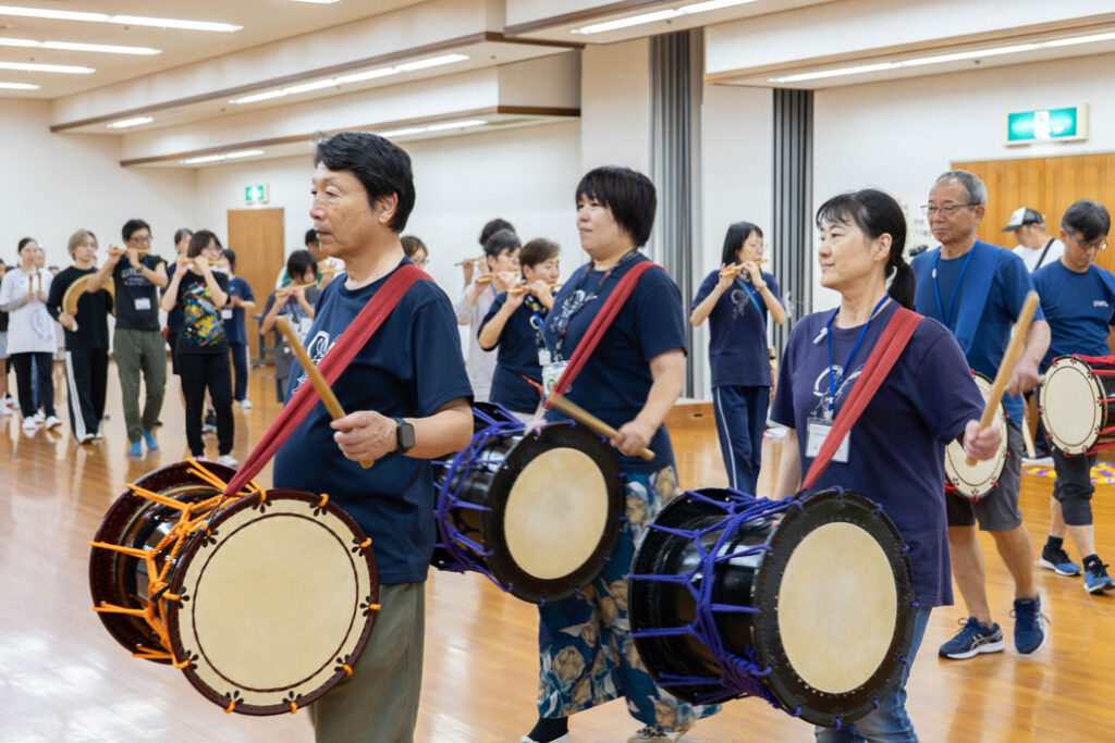 「宇治田楽まつり」市民練習会の画像