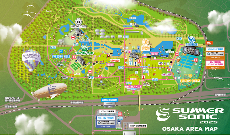 サマソニ大阪ガイド〜アクセス・服装・現地情報〜【SUMMER SONIC OSAKA】 | Festival Life サマソニ大阪ガイド〜アクセス・服装・現地情報〜【SUMMER SONIC OSAKA】