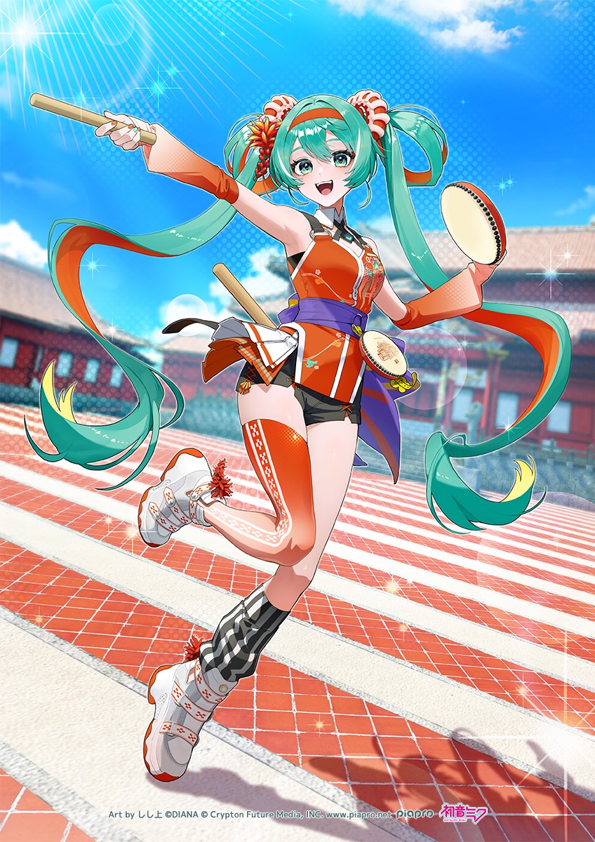 初音ミク CHURA MIKU STREET 2026 メインビジュアル (イラスト:しし上先生)