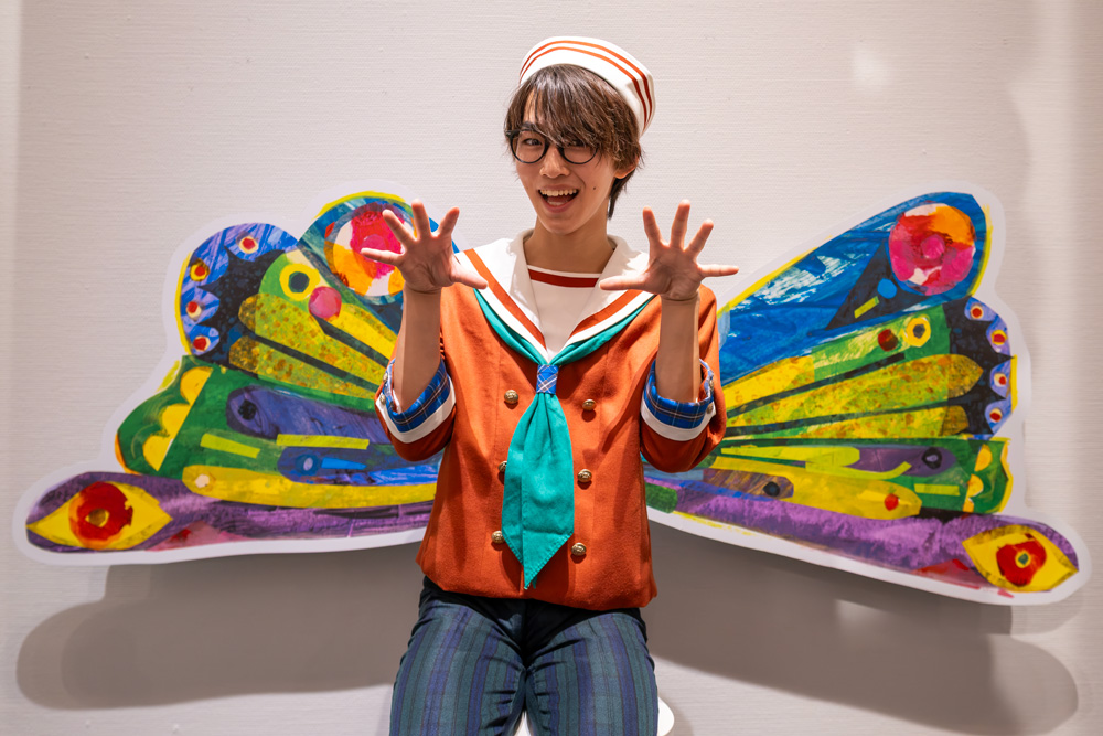 大熊蒼空「大きくなった今、改めて絵本の世界に触れると、子どもの頃のことを懐かしく思い出しました。そんな特別な時間を、ぜひ皆さんにも体験してほしいです♪」