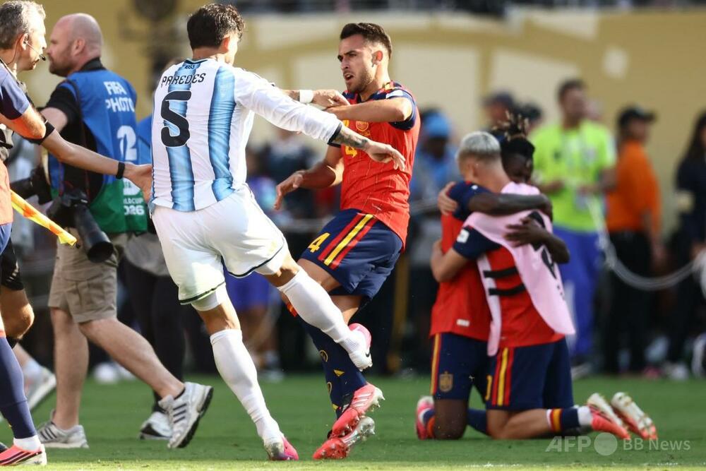 W杯決勝後の乱闘などでアルゼンチンに処分、パレデスは代表戦10試合出場停止 - AFPBB News