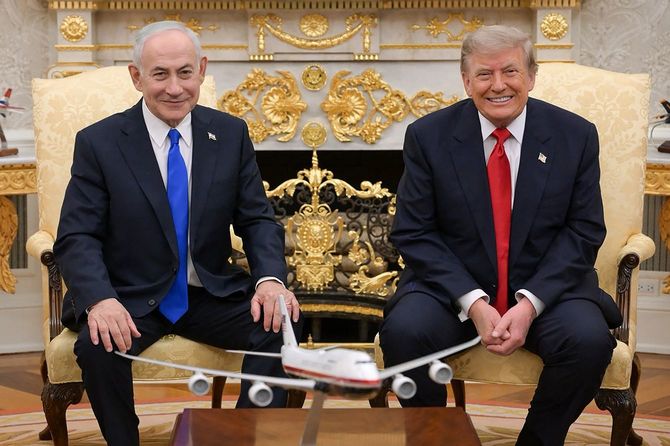 米大統領とイスラエル首相