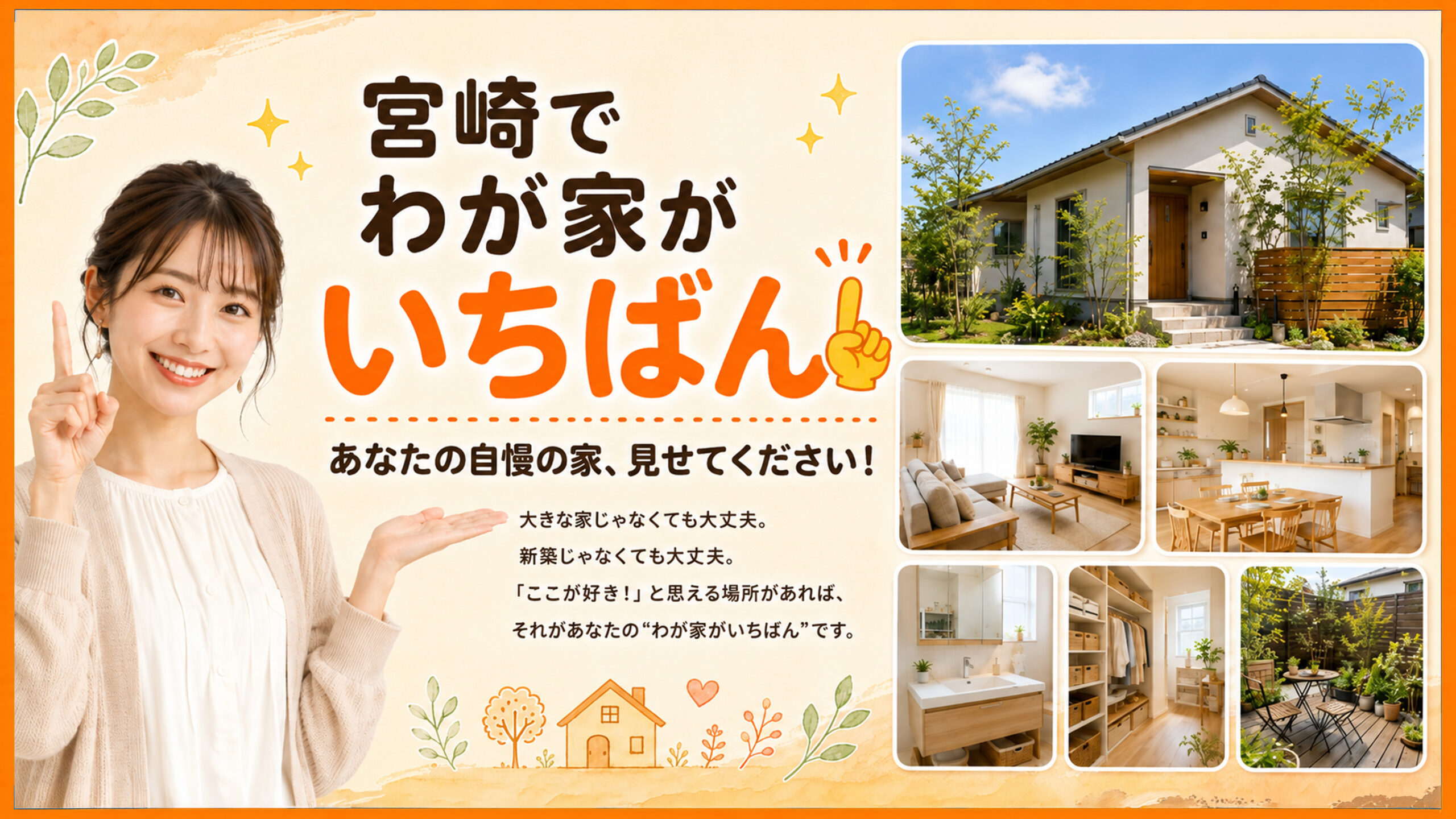 宮崎でわが家がいちばん あなたの自慢の家、見せてください