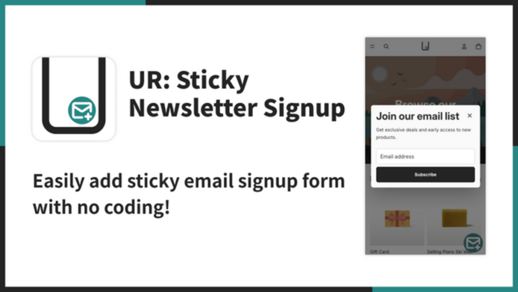 【海外向け】EC アプリ「UR: Sticky Newsletter Signup」を株式会社 UnReact がリリース|【西日本新聞me】 【海外向け】EC アプリ「UR: Sticky Newsletter Signup」を株式会社 UnReact がリリース|【西日本新聞me】