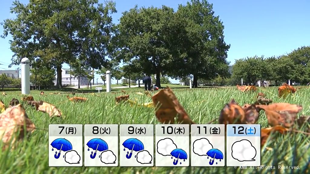 富山県内 さわやかな青空広がる 来週は再び雨に