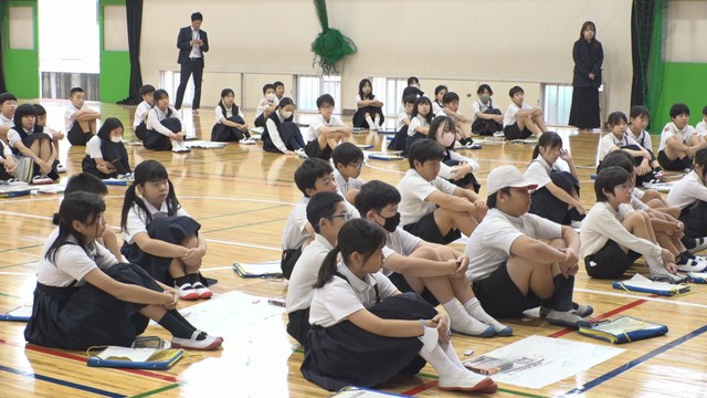 出前授業(逃げ地図ワークショップ) 多肥小学校 高松市多肥上町