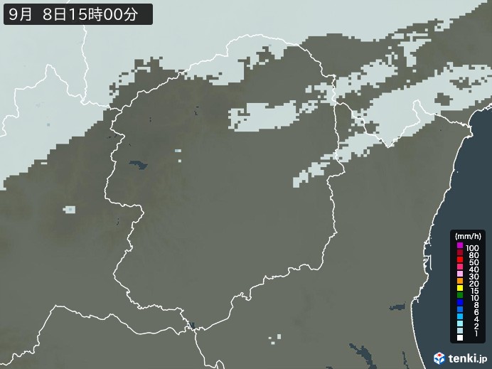 栃木県の過去の雨雲レーダー(2026年09月08日) – 日本気象協会 tenki.jp 栃木県の雨雲レーダー(2026年09月08日)