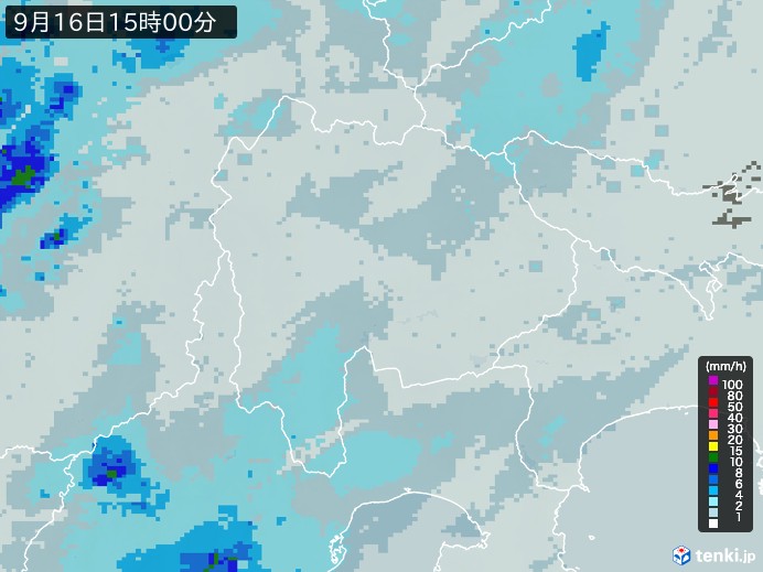 山梨県の過去の雨雲レーダー(2026年09月16日) – 日本気象協会 tenki.jp 山梨県の雨雲レーダー(2026年09月16日)