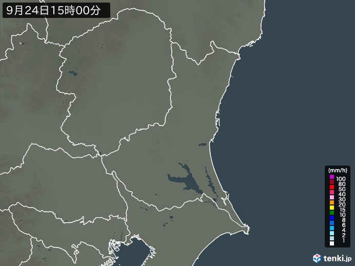 茨城県の過去の雨雲レーダー(2026年09月24日) – 日本気象協会 tenki.jp 茨城県の雨雲レーダー(2026年09月24日)