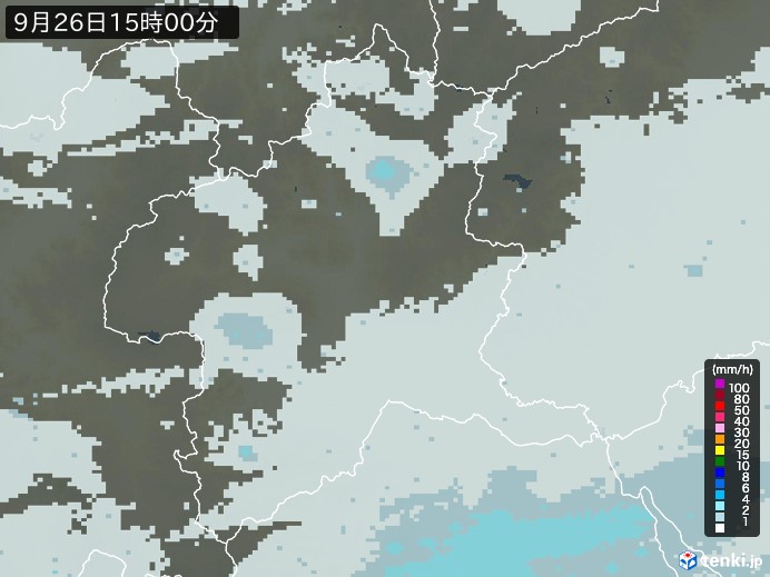 群馬県の過去の雨雲レーダー(2026年09月26日) – 日本気象協会 tenki.jp 群馬県の雨雲レーダー(2026年09月26日)
