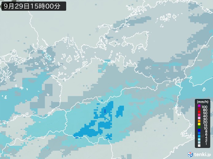 香川県の過去の雨雲レーダー(2026年09月29日) – 日本気象協会 tenki.jp 香川県の雨雲レーダー(2026年09月29日)