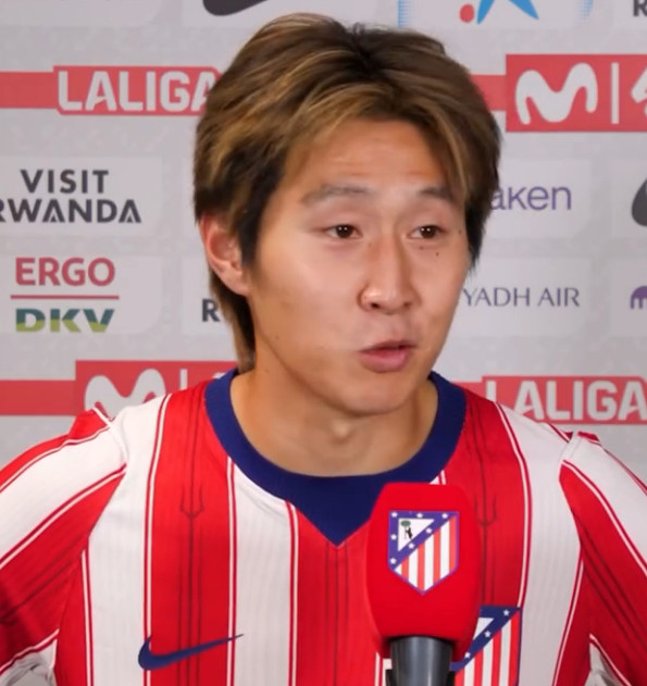 試合後、インタビューするイ·ガンインの姿。 /写真=アトレティコ·マドリード公式SNS動画 まとめ