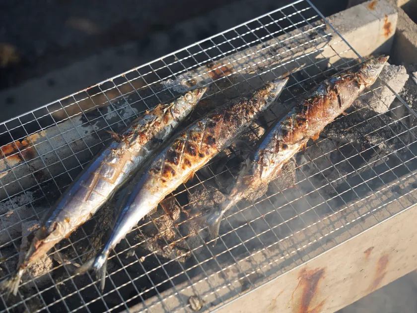 秋の味覚はゆりあげ港朝市で