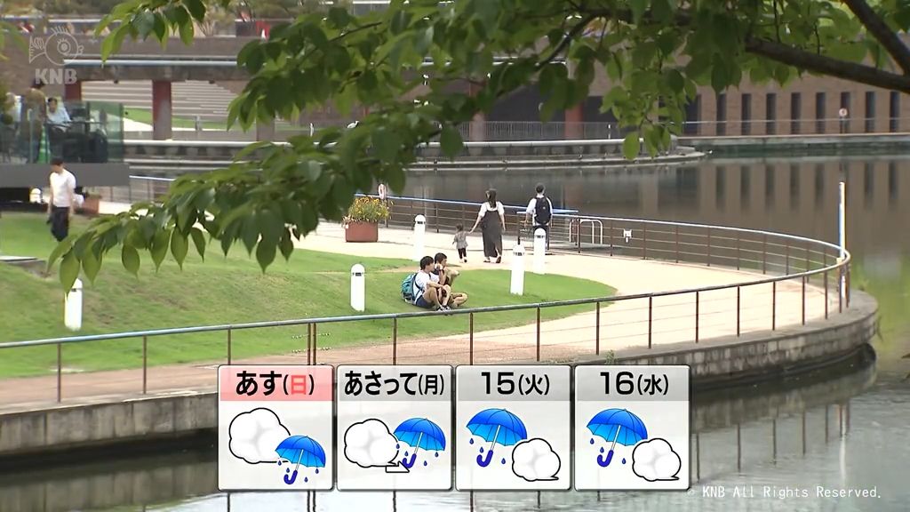 きょう日中は晴れ間も 来週前半は再び雨が続きそう 富山